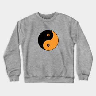 Bitcoin Yin Yang Crewneck Sweatshirt